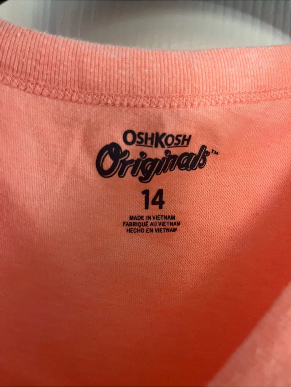 OshKosh B'gosh Coral Pink 'Smart is the New Cool' Graphic Tee